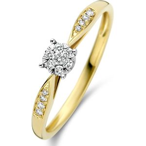 Diamond Point Gouden ring 0.15 ct diamant Enchanted