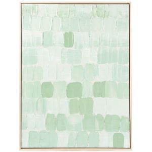 HKliving Green Palette Abstract wanddecoratie 100 x 75 cm