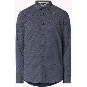 Tommy Hilfiger Core regular fit overhemd met stippenprint