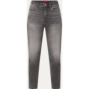 HUGO BOSS High waist slim fit cropped jeans met gekleurde wassing