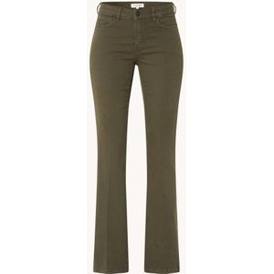 Claudia Sträter High waist flared jeans met gekleurde wassing