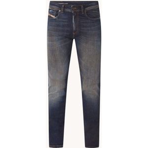 Diesel Sleekner slim fit jeans met donkere wassing