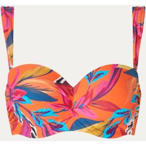 Cyell Bora Bora bandeau bikinitop met afneembare bandjes