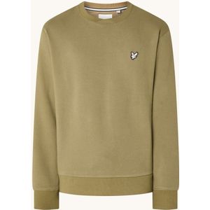 Lyle & Scott Sweater met logoborduring en structuur