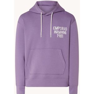 Emporio Armani Hoodie met logoborduring