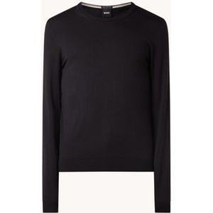 HUGO BOSS Leno-P fijngebreide pullover van wol