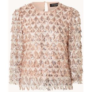 Bruuns Bazaar Sweetbay semi-transparante top van mesh met strass