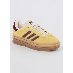 Adidas Gazelle Bold sneaker van suède met leren details