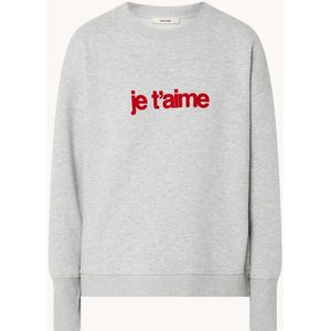 Zadig&Voltaire Oscar sweater met flockprint
