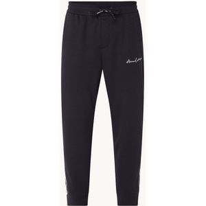 Armani Exchange Tapered fit joggingbroek met logoborduring en steekzakken