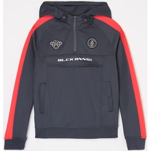 Black Bananas Trace hoodie met halve rits en logo