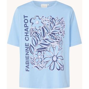 Fabienne Chapot Fay T-shirt van biologisch katoen met logoprint