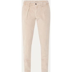 Profuomo Straight fit chino van corduroy met steekzakken