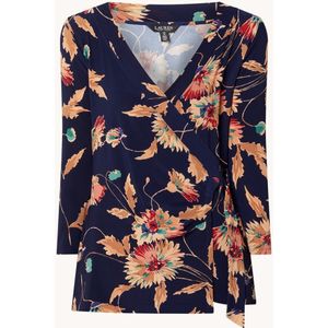 Ralph Lauren Wikkeltop met bloemenprint