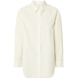 SAMSØE SAMSØE Salovar longline blouse in lyocellblend met streepprint