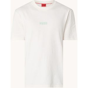 HUGO BOSS Diqitee T-shirt met logo- en backprint