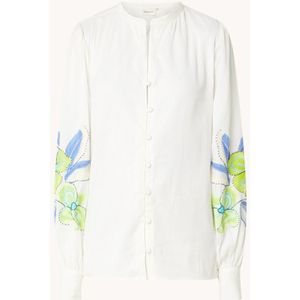 Fabienne Chapot Marielle oversized blouse met borduring
