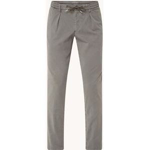 Profuomo Slim fit chino in lyocellblend met trekkoord