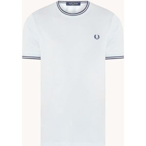 Fred Perry Twin T-shirt met logoborduring