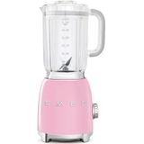 SMEG BLF01PKEU - Blender - Roze - 800W - 1,5L - Jaren '50 stijl