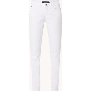 Claudia Sträter Tammy mid waist tapered jeans met gekleurde wassing