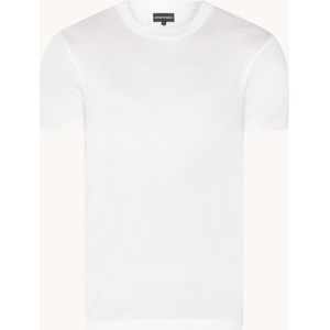 Emporio Armani T-shirt in lyocellblend met logo