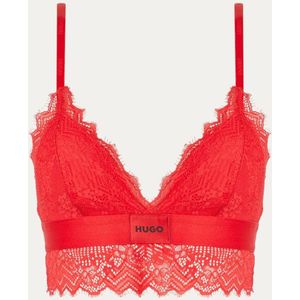 HUGO BOSS Voorgevormde bralette van kant met logo