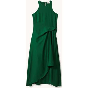 Reiss Micah midi jurk met asymmetrische zoom