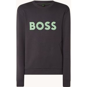 HUGO BOSS Salbo sweater met logo
