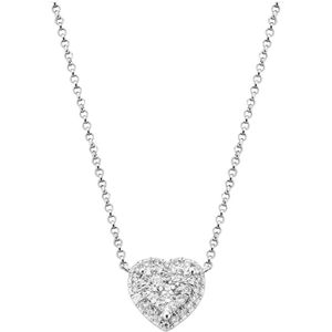 Diamond Point Witgouden collier 0.30 ct diamant Enchanted