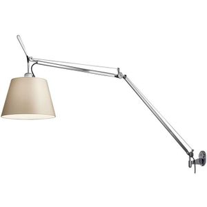 Artemide Tolomeo Mega parete wandlamp met dimmer aluminium 206 cm