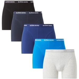 Björn Borg Essential boxershorts met logoband in 5-pack