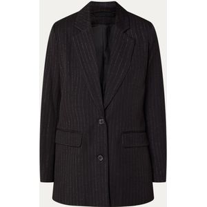 Selected Femme Eli-rita blazer met klepzakken en lurex