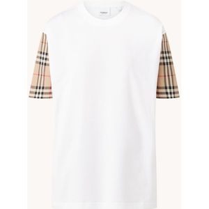 Burberry Carrick oversized T-shirt met ruitdessin