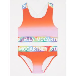 Stella McCartney Tuca bikini met logoband en print