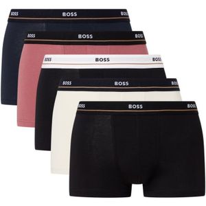 HUGO BOSS Essential boxershort met logoband in 5-pack