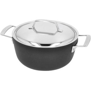 Demeyere Alu Pro 5 Kookpan- Duraslide - Met RVS deksel - 24 cm - 4,25 L