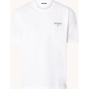 Denham Swallow Flyer T-shirt met logo- en backprint
