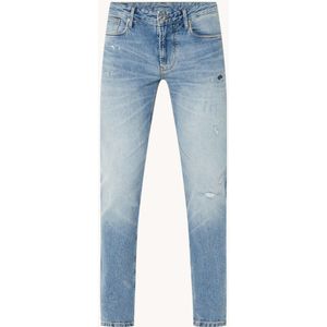 Emporio Armani Tapered fit jeans met medium wassing