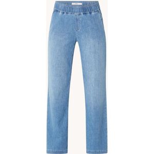 BRAX Maine high waist wide leg jeans met medium wassing