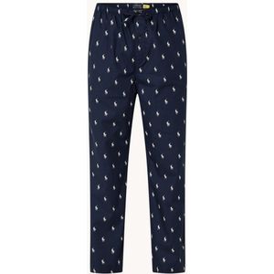 Ralph Lauren Pyjamabroek met logoprint en steekzakken