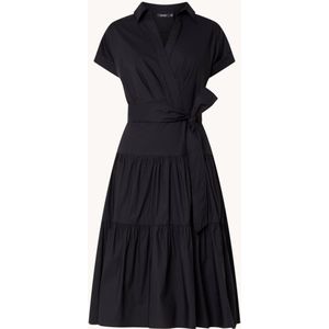 Ralph Lauren Midi jurk met strikceintuur
