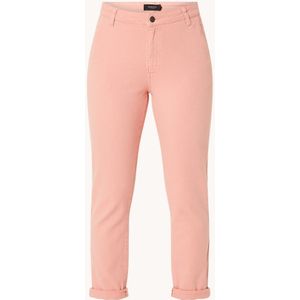 Claudia Sträter High waist tapered jeans met gekleurde wassing