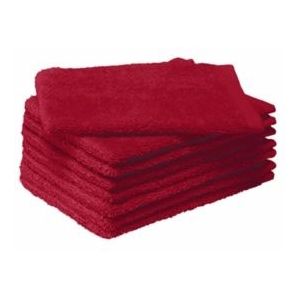 Waschlappen MOODIT Troy Deep Red (Set von 8 Stück)