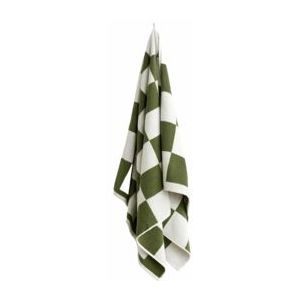 Handtuch HAY Check Organic Matcha (50 x 90 cm)