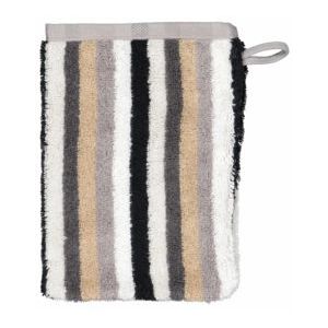 Waschlappen Cawö Shades Stripes Stone (Set von 3 Stück)