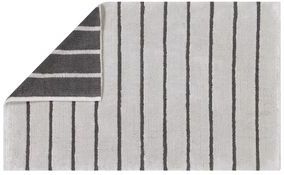 Badematte Cawö Home Balance Stripes Platinum-70 x 120 cm