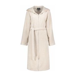Bademantel Cawö 6432 Hood and Zip Damen Nature-40