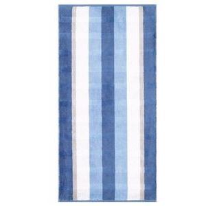 Duschtuch Cawö Noblesse Stripes Saphir (80 x 150 cm)