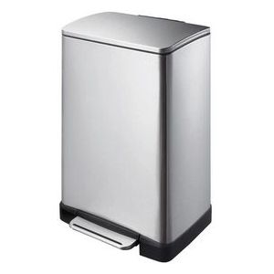 EKO Pedaalemmer E-Cube Matt Silber RVS 40L